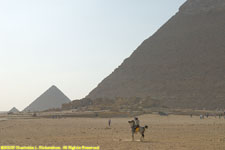 horseman and pyramids