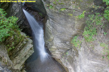 waterfall in gorge