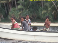children in boat