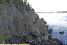 basalt cliffs at Balancing Rock