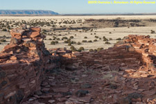 pueblo overlooking desert