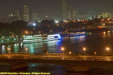 the Nile at night