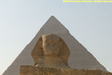 sphinx and pyramid