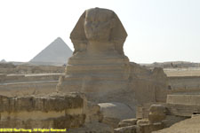 sphinx and pyramid