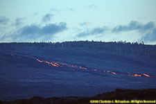 active lava flow