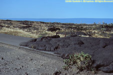 lava flow blocking road