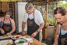 Charlotte chopping turmeric