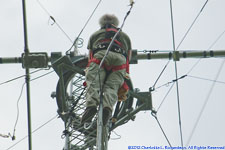 Paul atop the SteppIR tower