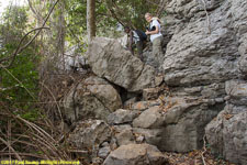 Charlotte climbing