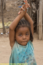 child with nail polish