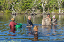 women fishing