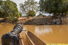 camera in canoe