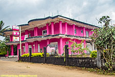 pink building