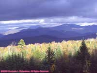 breaking storm over the White Mountains