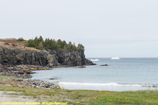 icebergs and coast