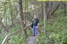 Paul on balancing rock trail