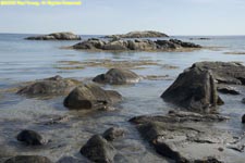 rocks and sea