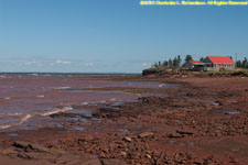 red rock beach