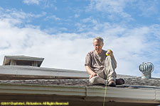 Paul on roof