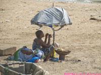 lady under parasol