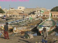 fishing boats on beach