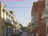 street with balconies