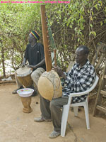 drummer and kora player