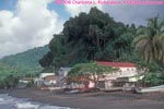 fishing village on beach