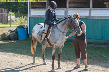 preparing to ride