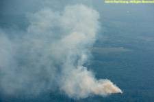 smoky brish fire near Manchester