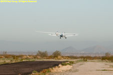 taking off on tow