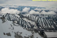 mountains and glacier