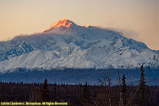 evening alpenglow