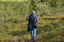 Paul on trail