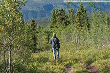 Paul on trail