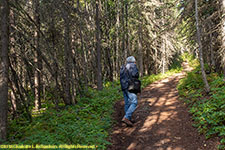 Paul on trail