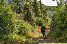 Paul on trail