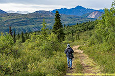 Paul on trail