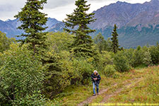 Paul on trail