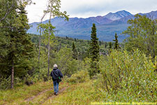 Paul on trail