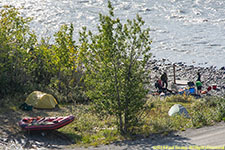 rafting campsite