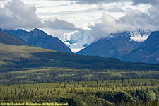 mountains and glaciers