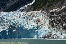 calving glacier