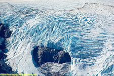 glacier closeup