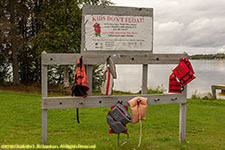 life preservers rack