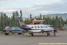 Piper Navajo at Coldfoot