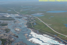 Sag River, Dalton Highway, and pipeline