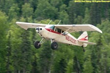 Devan flying a bush plane