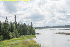 confluence of Chena and Tanana Rivers