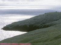 view looking south towards campground site